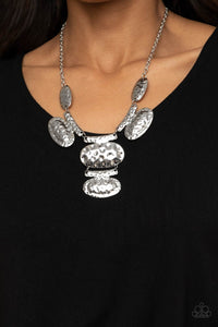 Paparazzi Accessories Gallery Relic - Silver Necklace & Earrings