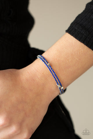 Paparazzi Accessories Let Freedom BLING - Blue Bracelet 