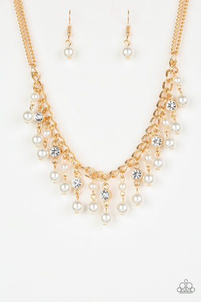 Paparazzi Accessories Regal Refinement - Gold Necklace & Earrings 