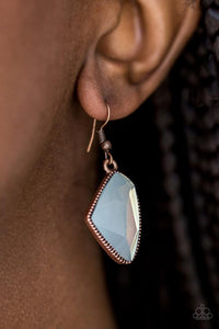 Paparazzi Accessories Mystic Mist - Copper Earrings 