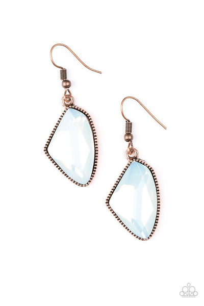 Paparazzi Accessories Mystic Mist - Copper Earrings 