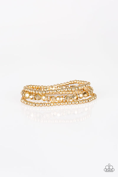 Paparazzi Accessories Let There Beam Light Gold Bracelet 