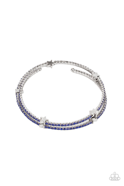 Paparazzi Accessories Let Freedom BLING - Blue Bracelet 