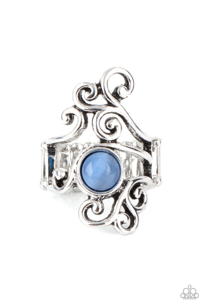 Paparazzi Accessories Glimmering Grapevines - Blue Ring