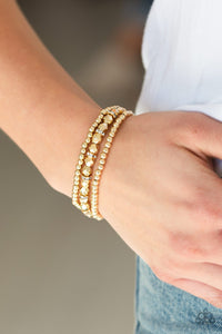 Paparazzi Accessories Let There Beam Light Gold Bracelet 