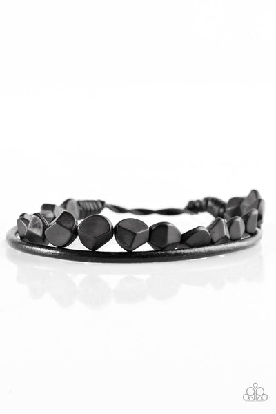 Paparazzi Accessories Treasure Trail - Black Bracelet 