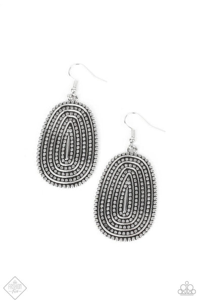 Paparazzi Accessories Desert Climate - Silver Earrings