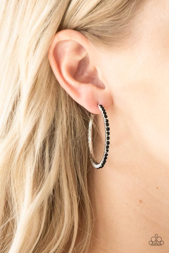 Paparazzi Accessories Must Be The Money - Black Earrings