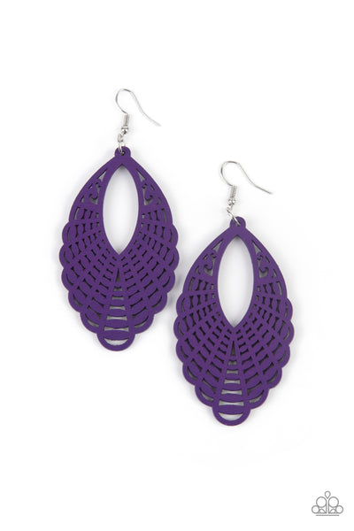 Paparazzi Accessories Tankini - Purple Earrings