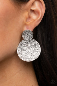 Paparazzi Accessories Refined Relic - Silver Earrings