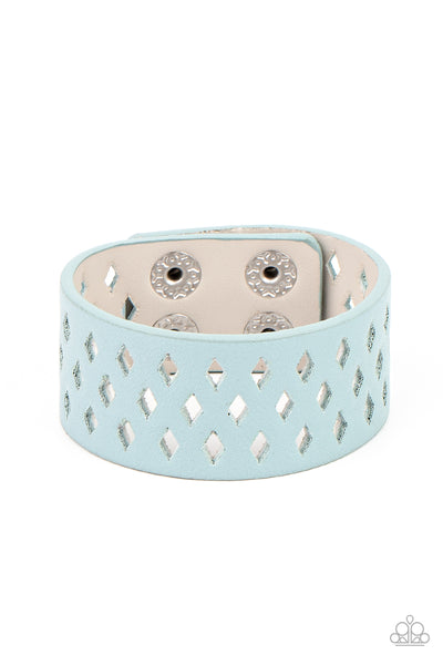 Paparazzi Accessories Glamp Champ - Blue Bracelet