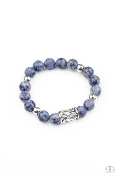 Paparazzi Accessories  Soothes The Soul - Blue Bracelet