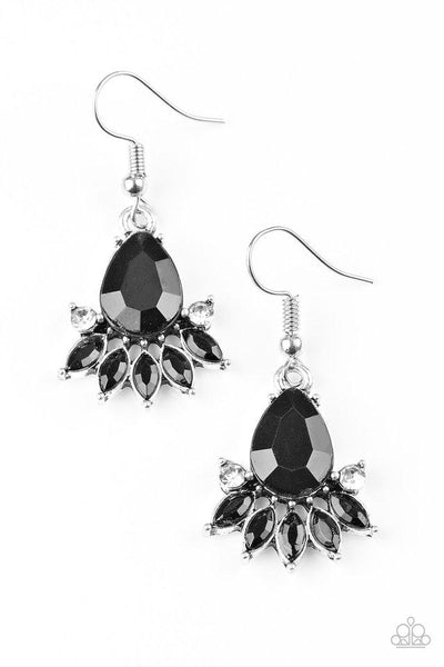 Paparazzi Accessories Meant To BEAD - Black Earrings 