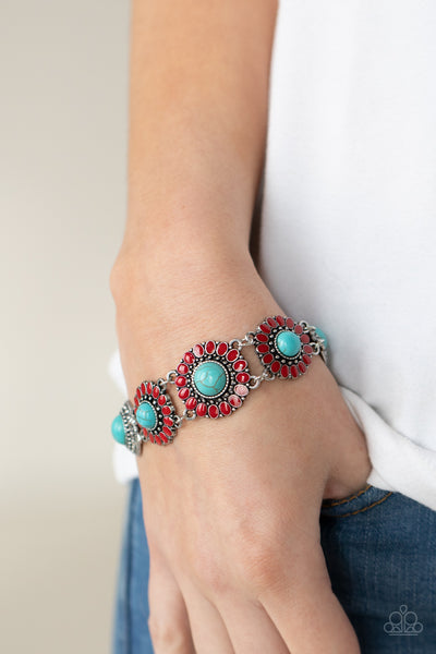 Paparazzi Accessories Bodaciously Badlands - Red Bracelet 