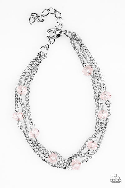 Paparazzi Accessories Shine Brightly - Pink Bracelet 