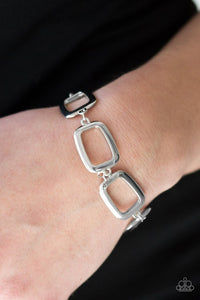 Paparazzi Accessories Basic Geometry Silver Bracelet 