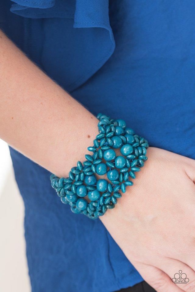 Paparazzi Accessories Tropical Bliss - Blue Bracelet 