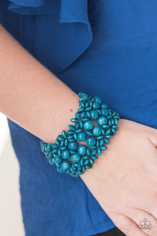 Paparazzi Accessories Tropical Bliss - Blue Bracelet 