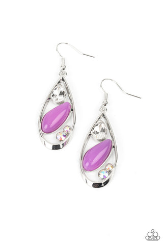 Paparazzi Accessories Harmonious Harbors - Purple Earrings