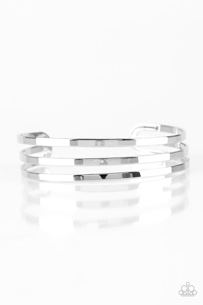 Paparazzi Accessories Street Sleek - Silver Bracelet 