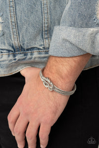 Paparazzi Accessories Nautical Grunge - Silver Bracelet 