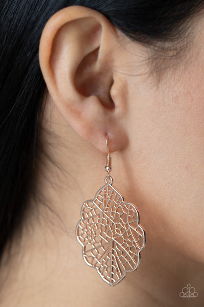 Paparazzi Accessories Meadow Mosaic - Rose Gold Earrings 