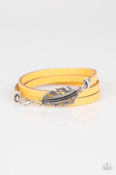 Paparazzi Accessories High Spirits - Yellow Bracelet