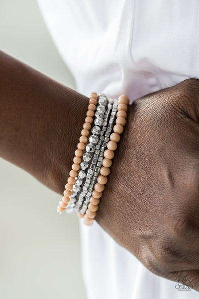 Paparazzi Accessories Colorfully Chromatic - Brown Bracelet