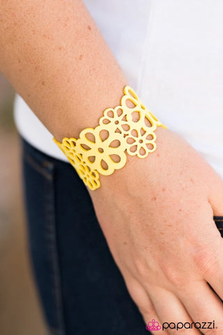 Paparazzi Accessories Lifes A Garden - Yellow Bracelet 