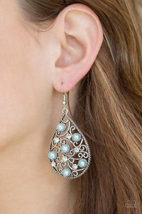 Paparazzi Accessories Glowing Vineyards- Blue Earrings 