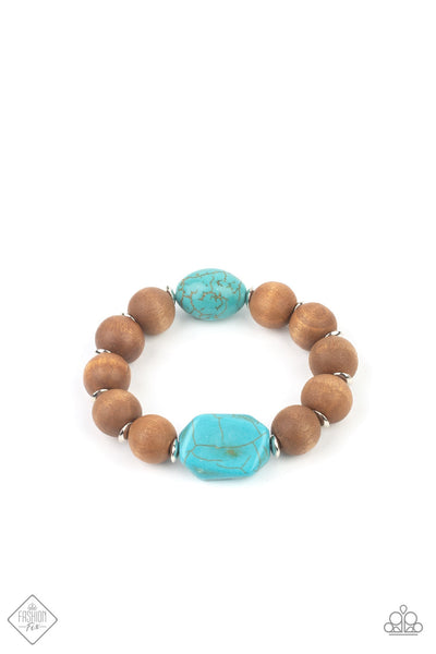 Paparazzi Accessories Abundantly Artisan - Blue Bracelet 