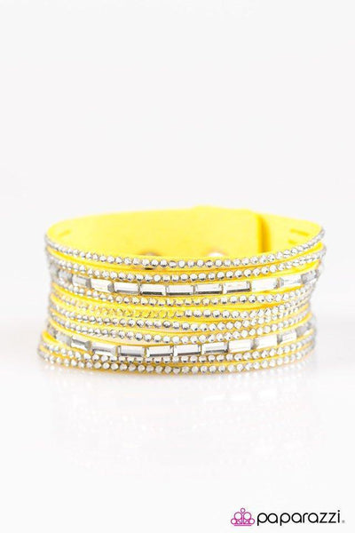 Paparazzi Accessories Name Your Price - Yellow Bracelet