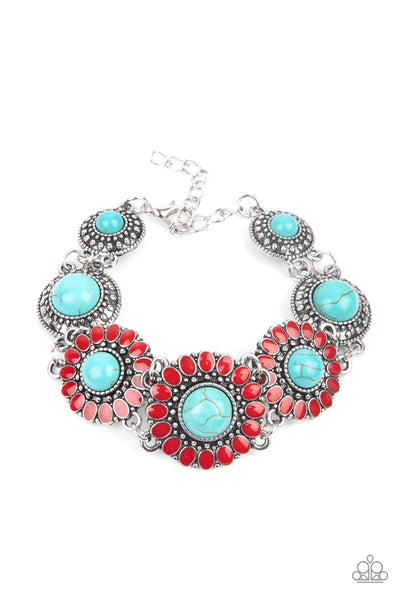 Paparazzi Accessories Bodaciously Badlands - Red Bracelet 