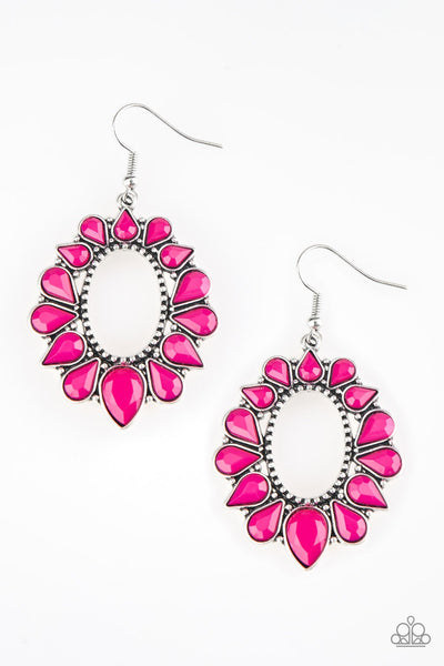 Paparazzi Accessories Fashionista Flavor - Pink Earrings 