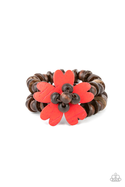 Paparazzi Accessories Tropical Flavor - Red Bracelet 