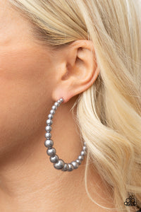 Paparazzi Accessories Glamour Graduate - Silver Earrings 