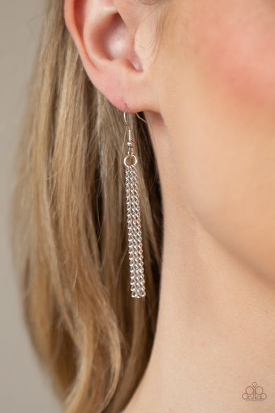 Paparazzi Accessories Apparatus Applique - Silver Necklace & Earrings 