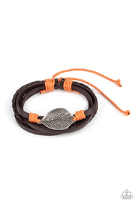 Paparazzi Accessories FROND and Center - Orange Bracelet