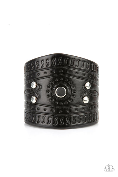 Paparazzi Accessories Orange County - Black Bracelet