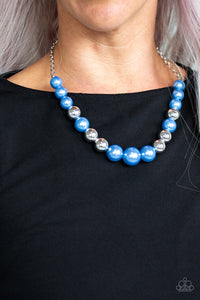 Paparazzi Accessories  Take Note - Blue Necklace & Earrings