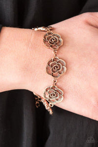 Paparazzi Accessories Nip It In The ROSEBUD - Copper Bracelet