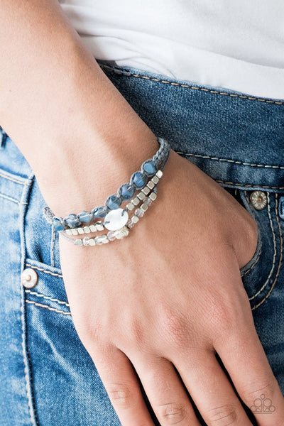 Paparazzi Accessories Trendy Tourist - Blue Bracelet 