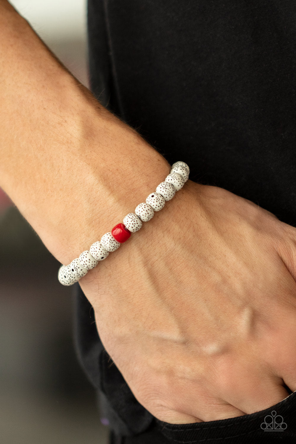 Paparazzi Accessories ZEN Second Rule - Red Bracelet 