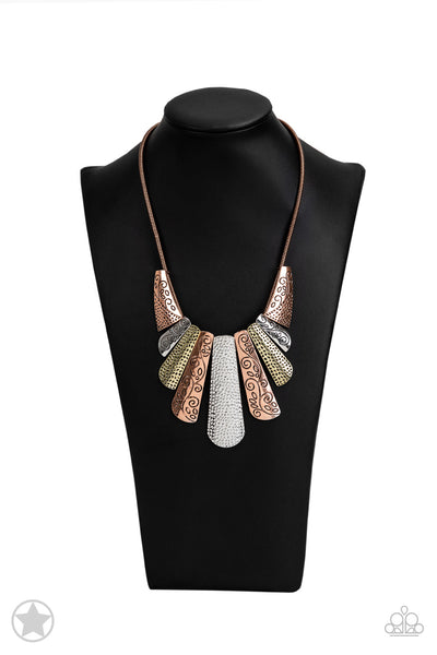 Paparazzi Accessories Untamed Multi Necklace & Earrings 