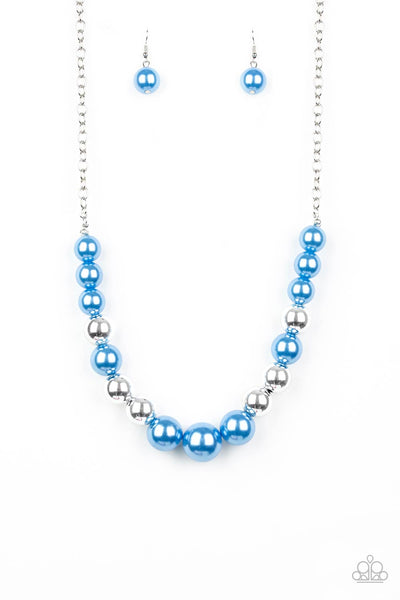 Paparazzi Accessories  Take Note - Blue Necklace & Earrings