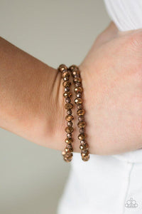 Paparazzi Accessories Sink or Shimmer - Copper Bracelet