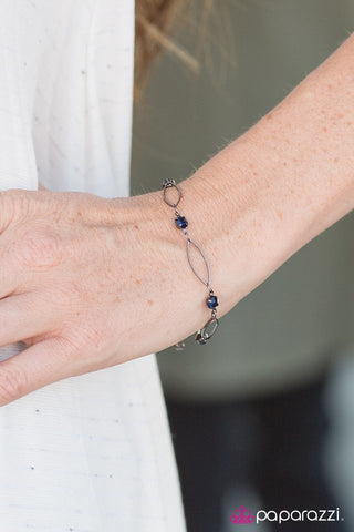 Paparazzi Accessories The Right Time - Blue Bracelet 