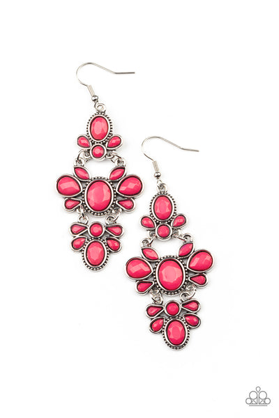 Paparazzi Accessories VACAY The Premises - Pink Earrings 
