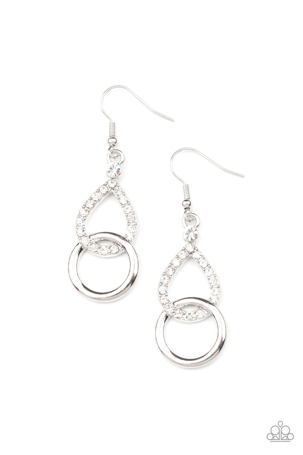 Paparazzi Accessories Red Carpet Couture - White Earrings