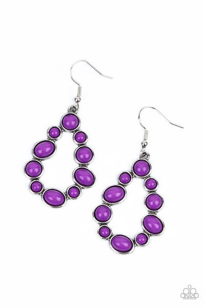 Paparazzi Accessories POP-ular  Party - Purple Earrings